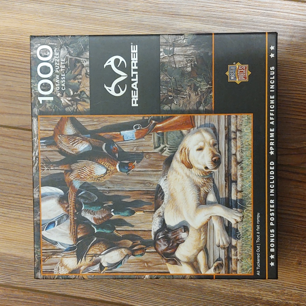 Realtree 1000 Pc. Puzzle "All Tuckered Out"